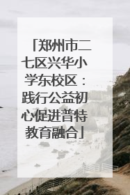 郑州市二七区兴华小学东校区：践行公益初心促进普特教育融合