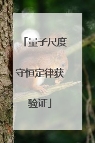 量子尺度守恒定律获验证
