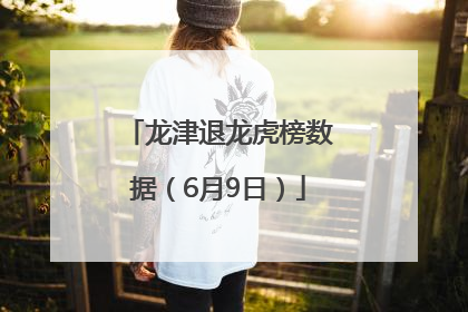 龙津退龙虎榜数据（6月9日）