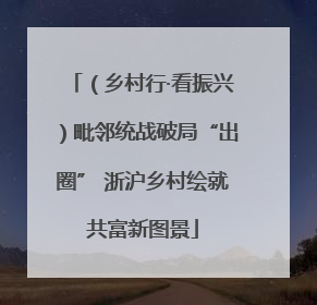 （乡村行·看振兴）毗邻统战破局“出圈” 浙沪乡村绘就共富新图景
