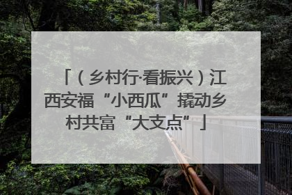 （乡村行·看振兴）江西安福“小西瓜”撬动乡村共富“大支点”