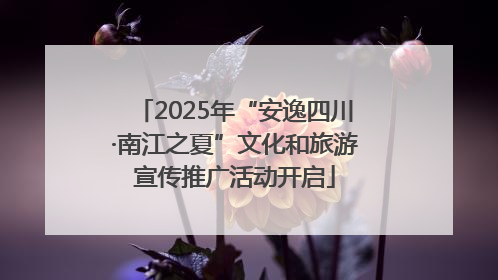 2025年“安逸四川·南江之夏”文化和旅游宣传推广活动开启