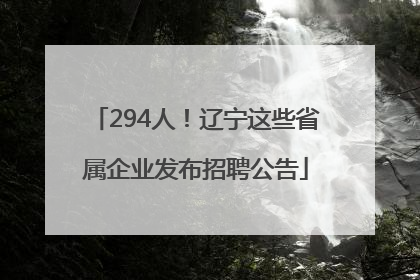 294人！辽宁这些省属企业发布招聘公告