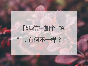 5G信号加个“A”，有何不一样？