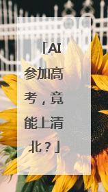 AI参加高考，竟能上清北？